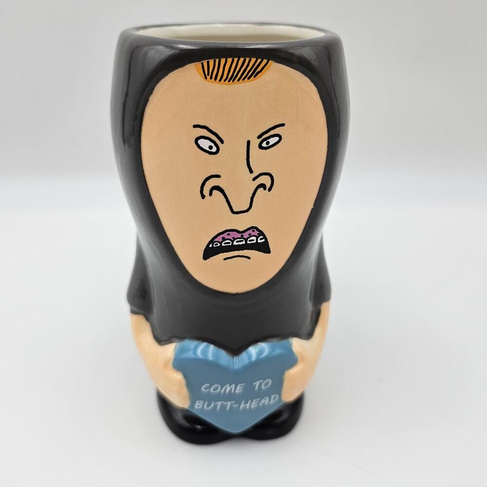 Butthead Valentines Day Ceramic Mug Cup "Come to Butthead" Funny Gift Present